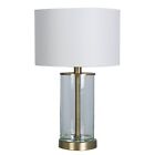 Fillable Accent with USB Table Lamp (Includes LED Light Bulb) Brass - Project 62