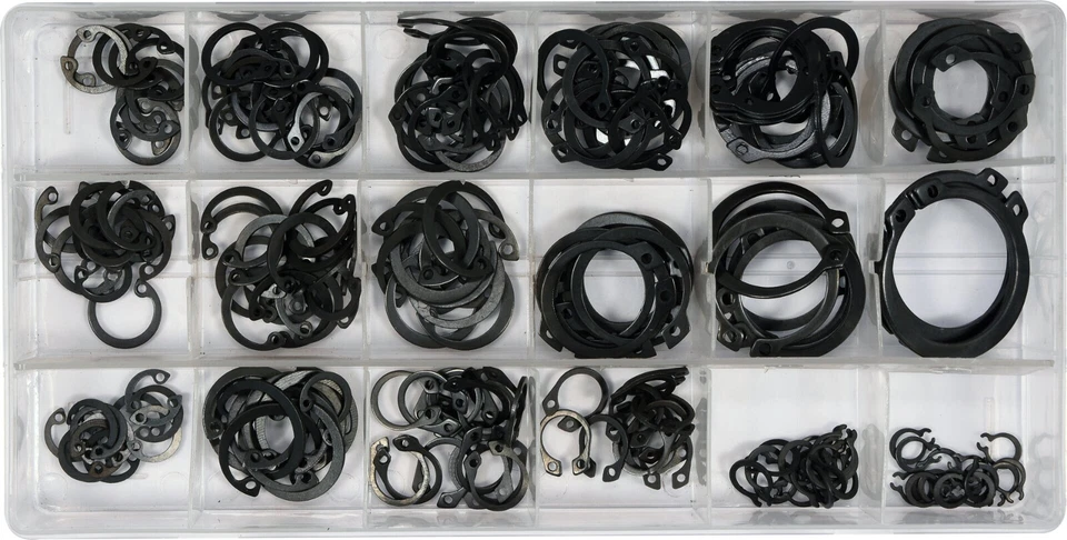 FARNEED ANELLI SEEGER SEGER INTERNI ESTERNI PERNI 6 32 mm KIT 225PZ ANELLI FERMI 119to