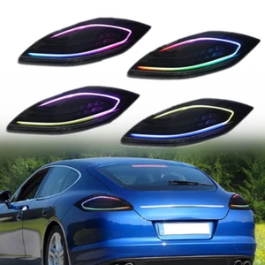 LED Tail Light Assembly For Porsche Panamera 970 2010-2013 RGB Turn Signal Lamps - Bild 1 von 10