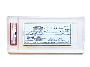 RARE! Ollie Cline Ohio State 1945 All-American & Big Ten MVP PSA Autograph - NFL - Picture 1 of 4