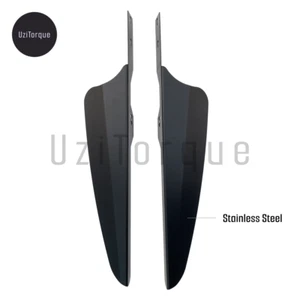 Stainless Steel Wind Deflectors Fit For Super Meteor 650 (Black) - Bild 1 von 4