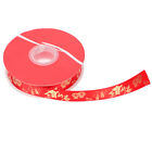  DIY Craft Ribbon Wedding Items Red Gift Favors Polyester Wreath