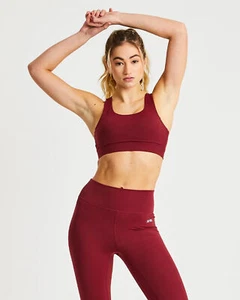AYBL Womens Core Sports Bra Gym Mauve Wine Purple Size L LG Large - Picture 1 of 6