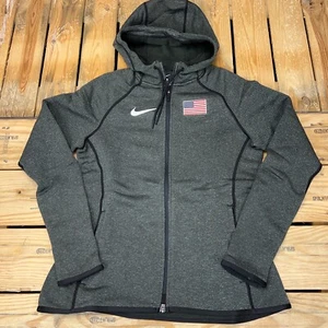 Chaqueta con Capucha Nike Tech Fleece EE. UU. Para Mujer Cremallera Completa CT4042-001 Gris Pro Elite - Imagen 1 de 9