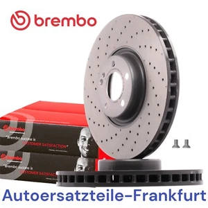 2x BREMBO Bremsscheiben VORNE MERCEDES-BENZ C E CLS KLASSE W205 W213 C257 AMG - Picture 1 of 8