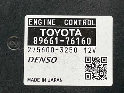 Lexus CT200H 2015 1,8 L módulo de control del motor computador ecu 91 k 89661-76160 16 17 Foto 1 de 4