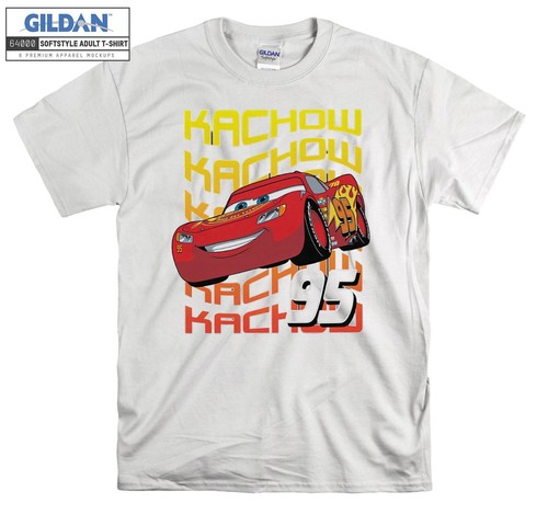 ALEXANDER MCQUEEN Felpa con cappuccio Disney Pixar Lightning Mcqueen Kachow 95 Gr maglietta uomo donna unisex AC131