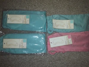 6 Bath & Body Works Micro Terry WRAP SOFT SLEEP MASK Eye Mask Blue Pink RARE LOT - Picture 1 of 2
