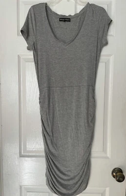 Vestido ajustado gris acanalado gris S de Wendy Williams para mujer S Foto 1 de 4