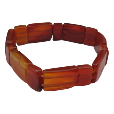 Karneol Achat Armband - Modeschmuck - Schmuck - Mineralien Edelstein - Bild 1 von 4