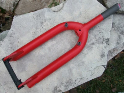 Diamondback, 20" Fork, 14mm dropouts, 1-1/8" threadless, freestyle BMX bike, red - Image 1 of 4