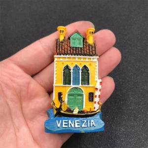 Venezia Fridge Magnet Italy Tourist Souvenir Resin Refrigerator Sticker - Picture 1 of 2