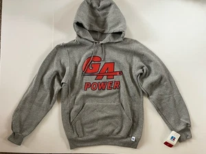 Neu mit Etikett GAP GA Power Travel Softball #10 Hoodie Sweatshirt Pullover Damen S grau - Bild 1 von 7
