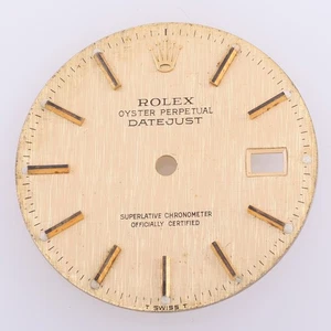 Rolex para hombre Datejust 36 mm esfera palo de lino champán 16013-16233, T Swiss T #D22 - Imagen 1 de 5