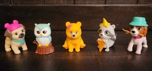 Barbie Pets Blind Bag Animal Lot Owl Bear Raccoon Dog Pug - Picture 1 of 8