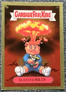 Pegatina de lámina dorada Blasted Billy 2003 Topps Garbage Pail Kids #1B - Imagen 1 de 2