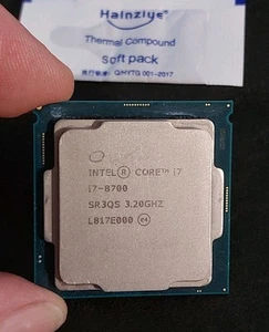 CPU 1151 CORE i7-8700 3.2 GHZ SR3QS X6 8 GEN. SOCKET PROCESSORE PROZESSOR LGA H4 - Photo 1/2