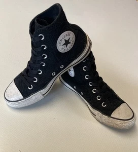 Converse All Star Chuck Taylor Black Knit High-Top Sneaker Damen Gr. 7 EUR 37,5 - Bild 1 von 11