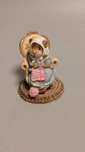 Wee Forest Folk Pearl Knit Mouse M-59 - Bild 1 von 3
