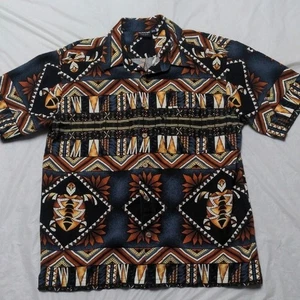 Kau Kauwa Vintage Tiki Hawaii Herren Hemd Button Down Kurzarm Gr. 2XL - Bild 1 von 6