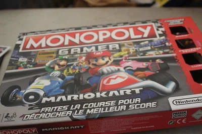 Jeu de Société Monopoly Gamer Mario Kart Nintendo Hasbro comme Neuf - Photo 1/4