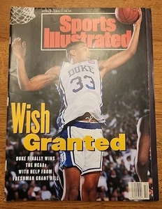 Baloncesto Sports Illustrated 8 de abril 1991 Grant Hill Duke Blue Devils - Imagen 1 de 10
