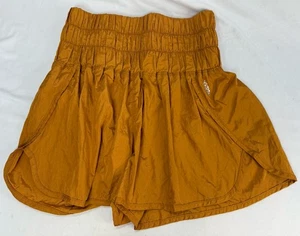Free People Movement The Way Home Shorts Mustard Size Medium - Picture 1 of 9