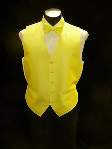 Formal Vest Full Back - Lemon Vest VF848 - Picture 1 of 1