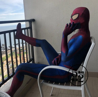 Avengers The Amazing Spider-Man Peter Parker Costume Cosplay Suit For Adult Kids - Image 1 of 4