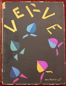 VERVE - French Art Magazine No. 8, Vol. 1 Sept-Nov 1940 - Matisse Bonnard - Picture 1 of 15
