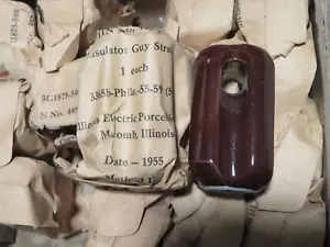 1955 Set Isolator Guy Strain Keramik Porzellan 18 Stck. im Karton NEUWERTIG unbenutzt F11N - Bild 1 von 6