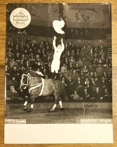 Medrano Le Cirque De Paris Hansels Troupe P Dannes Photo 1953 Circus Horses - Picture 1 of 2