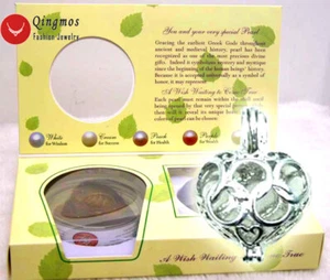 Collar colgante Wish Pearl One Big Heart para mujer gargantillas de ostras de perlas naturales - Imagen 1 de 12
