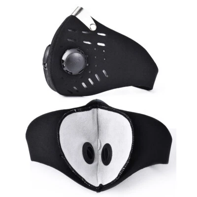 Cycling Face Mask Dust Face Mask Washable Activated Carbon Mask Men's Face Cover - Image 1 of 4