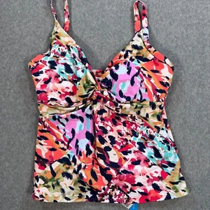 Bleu Rod Beattie Underwire Tankini Maillot de Bain Fête Animal Twist Femme 10D Neuf - Photo 1/9