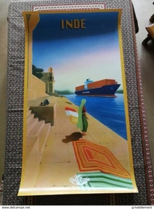 +++++ AFFICHE BATEAU / PAQUEBOT French Line CMA CGM INDE 2000 +++++ - Imagen 1 de 3