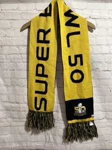 NFL San Francisco Super Bowl 50 2016 Yellow Scarf - Picture 1 of 8