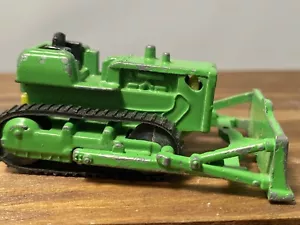 Vintage Yatming Green Construction Bulldozer HO Diecast/Plastic - Picture 1 of 5