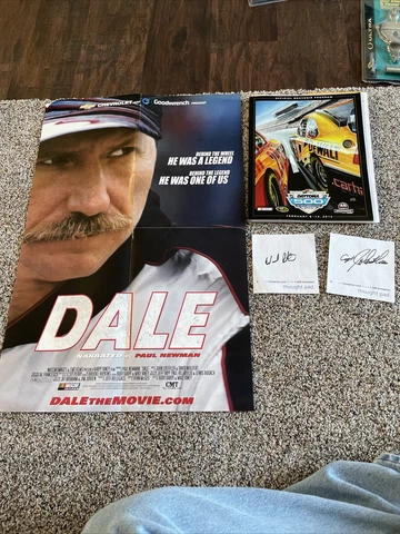 Dale Earnhardt Sr Movie Poster NEW Dale the Movie 18"X24" GM  Promotion NASCAR Cover