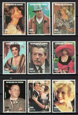 Senegal 1998 _ Movie Actors -International Philatelic Exhibition ITALY'98 _MNH**