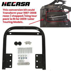 Motorcycle Trunk Conversion Mount Bracket For 09+ Harley Road King Street Glide - Imagen 1 de 8