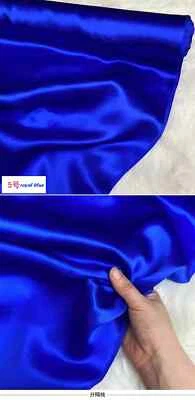 Tela Charmeuse de seda natural de 1 yarda X 1,4 metros 16 momme material satinado de seda pura Foto 1 de 4