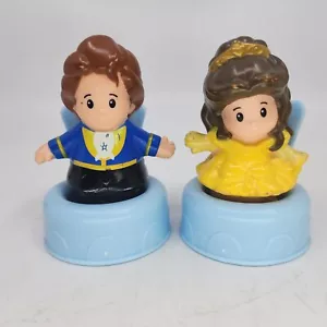 Fisher Price Little People Beauty & The Beast Figures Belle Kids Toy Lot of 2 - Picture 1 of 12