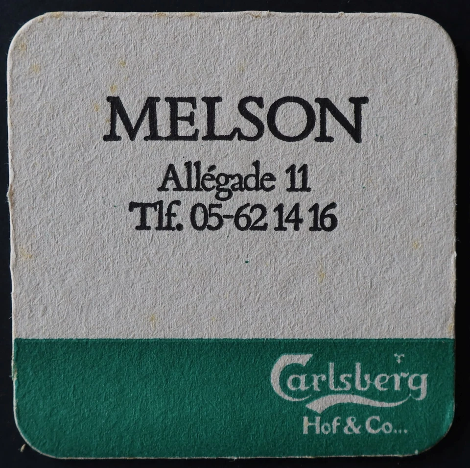 Sous-bock bière CARLSBERG Hof Melson coaster 1 - Photo 1/2