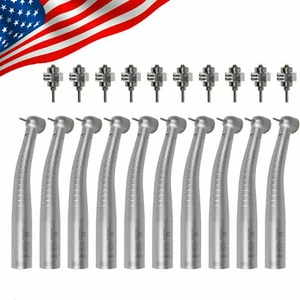 1-10 Dental Fiber Optic LED Fast Handpiece Fit KAV Coupler 4/6H / Rotor extra - Picture 1 of 7