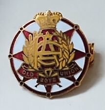 Vintage Sydney HS Old Boys Union SHSOBU Australia Enamel Pin Marked Millers Ltd