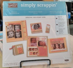 SIMPLY SCRAPPIN " SPECIAL DELIVERY GIRL " KIT DESIGNED FOR SCRAPBOOKING 12 X 1 - Picture 1 of 6