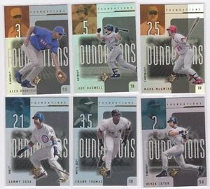 2001 Upper Deck - SPx - Foundations - Standard - 6 card lot - Thomas, Jeter... - Bild 1 von 1