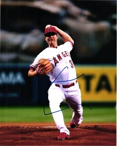 Wade LeBlanc Signed Angels MLB Baseball AUTO 8x10 Photo - Picture 1 of 2