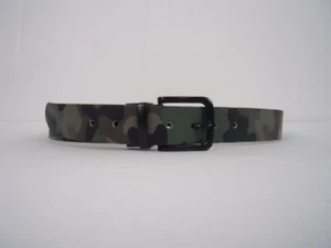 I.D.F. CINTURÓN REVERSIBLE TAMAÑO: L CAMUFLAJE VERDE Y NEGRO - Imagen 1 de 4